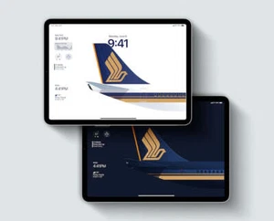 Singapore Airlines iPad / iPhone Wallpaper Set - Picture 1 of 6