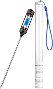 NEWSEE Cooking Thermometer, Digital Stainless Steel Cooking Thermometer (2 Pack) - Picture 1 of 5