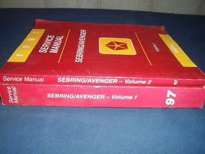 1997 CHRYSLER SEBRING DODGE AVENGER SERVICE REPAIR SHOP WORKSHOP MANUAL SET - Picture 1 of 4