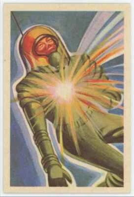 Misiles y satélites Parkhurst 1958 Spaceman golpeado por Meteor #19 Foto 1 de 2