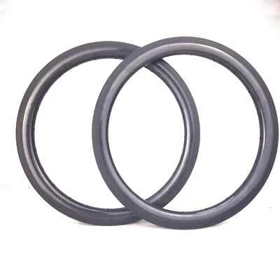 12 "203 Carbon Rim for BMX Bicycle Tubeless Ring Brake Clincher UD/3K/12K Twill - Image 1 of 4