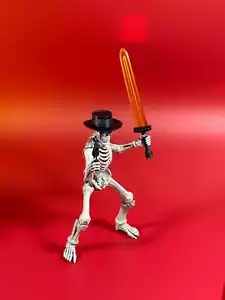Transparent Yellow/Red Broadsword - Hellboy Universe style sword- scaled for - Picture 1 of 2