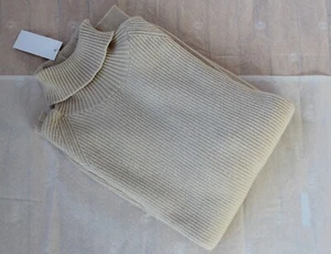 NWT Ballantyne "RAW Diamond" 100% Cashmere Sweater Size 50/40 Made In Scotland - Picture 1 of 10