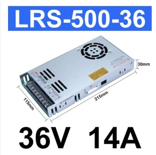 1PCS Meanwell LRS-500-36 500W 36V 14A switching power supply original brand new - Image 1 of 1