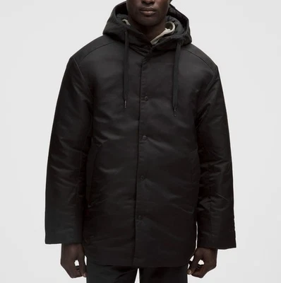 Lululemon Snap-Front Insulated Hooded Jacket Large LM4AT4R 298 Retail Primoft - Image 1 of 4