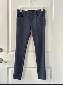 Seven 7 For All Mankind Girls Super Skinny Jeggings Size 14 Navy Blue 7FFYG2145 - Picture 1 of 10