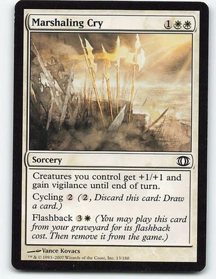 Marshaling Cry #13, Future Sight, Magic the Gathering card - Image 1 of 2