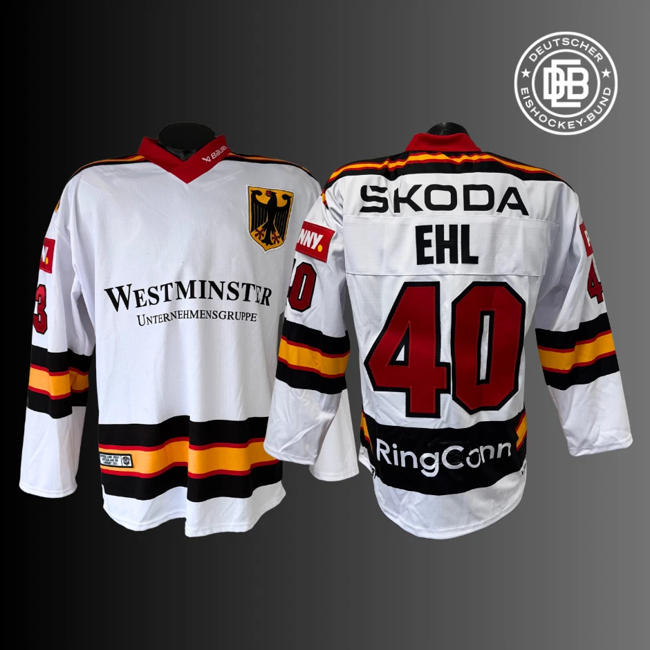 Eishockey GameIssued Trikot Männer Deutschland Cup 2025 Alexander Ehl #40 - Bild 1 von 1