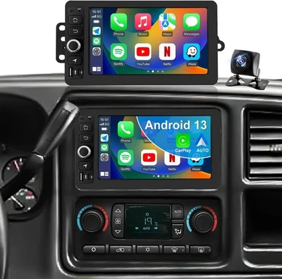 7'' Car Stereo for Chevy Silverado 1500 Yukon Tahoe GMC Sierra, Savana 2003-2006 - Image 1 of 4