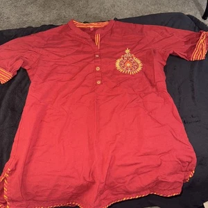 Women’s Size XL Maroon Shirt With Embroidered Breast - Picture 1 of 7