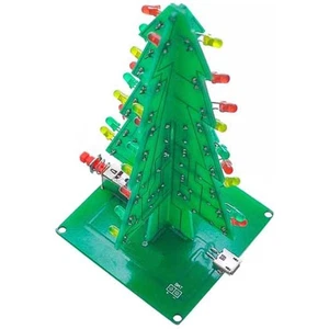 KIT Albero di Natale 3D elettronico 37 LED 3 colori - Imagen 1 de 4