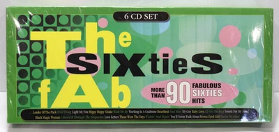 NEW The Fab Sixties 60s Hits 6CD Music Set 90+ Songs 2004 Sealed Box Compilation - Image 1 of 4