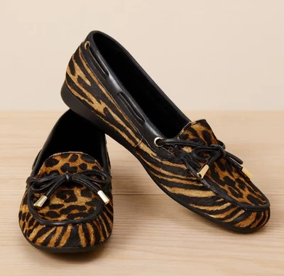 Michael Kors Sutton Mocasines Becerro Guepardo Leopardo Zapatos Mujer Talla 7.5 Foto 1 de 4