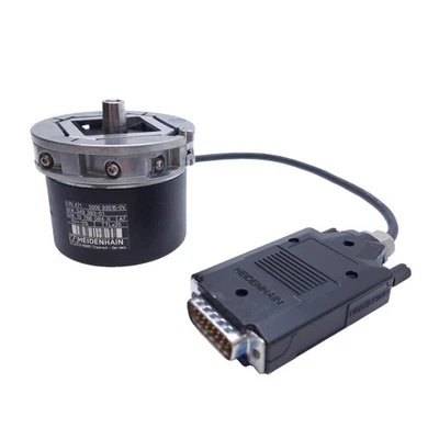 Heidenhain ERN 471 5000 93S15-0V Rotary Encoder 5V±5%, ø9mm Shaft, 0.5ft Cable - Image 1 of 4