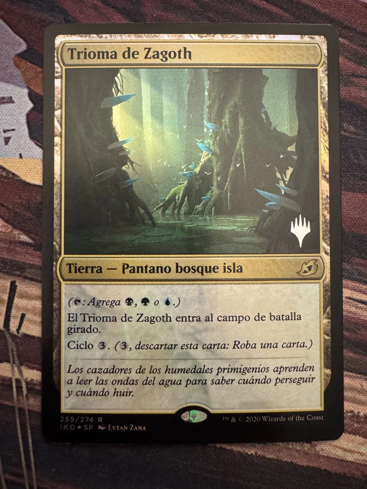 Zagoth Triome (Foil) – Promo Pack IKORIA – NM/M MTG SPANISH - Image 1 of 3