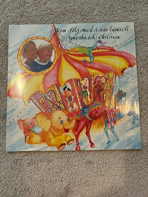 Agnetha Faltskog Christian Ulvaeus ABBA Kom följ med i vår karusell LP 1987 - Image 1 of 2