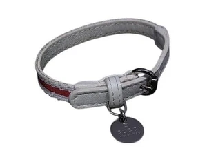 Pulsera GUCCI Charity LOVES YOU 282572 de cuero de lona blanca/roja para mujer usada - Imagen 1 de 4