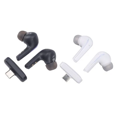 New Wireless Earbuds With ENC Mic 2.4GHz 3D Stereo BT 5.3 Headphones With USB C - Image 1 of 4
