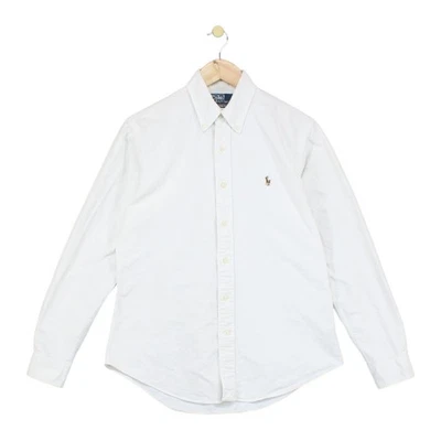 Vintage Ralph Lauren Shirt Mens Size 15.5 White Custom Fit Cotton - Image 1 of 4
