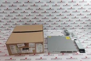 Cisco WS-C3850-24T 24-Port Ethernet Switch W/ Power Supply PA-1351-1A-LF - Picture 1 of 24