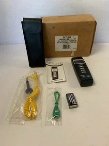 Termómetro digital de mano Taylor 9810-18 totalmente nuevo con sonda 9810-2 tipo K - Imagen 1 de 6