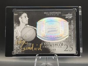 2011 UD Exquisite Championship Bling /99 Gail Goodrich #CB-GG Gold Ink Auto 🏀✨