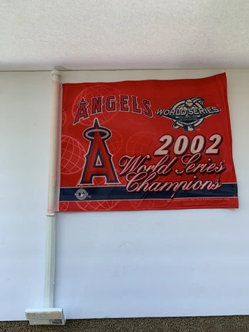ANAHEIM ANGELS 2002 WORLD SERIES CHAMPIONS CAR FLAG MLB Cover