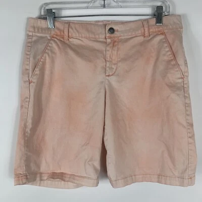 Pantalones Cortos Gap Skimmer Para Mujer Talla 6 Elastizados Tiro Medio Rosa Negocios Informales Foto 1 de 4