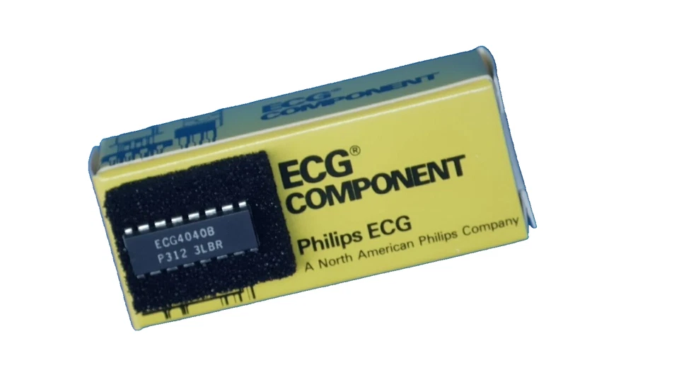 ECG4040B 12-Stage Binary Ripple Counter - DIP16 - New - Image 1 of 1