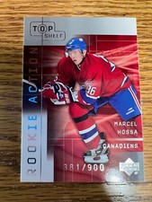 2001-02 UD TOP SHELF #130 MARCEL HOSSA RC 381/900