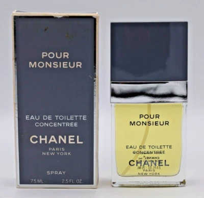 Chanel Pour Monsieur Concentree 75ml / 2.5 oz VINTAGE Stored Ideally Finescents - Image 1 of 4