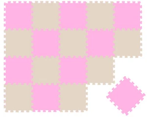 18 Teile Baby Kinder Puzzlematte ab Null - 30x30 Puzzle Spielmatte Krabbelmatte - Bild 1 von 12
