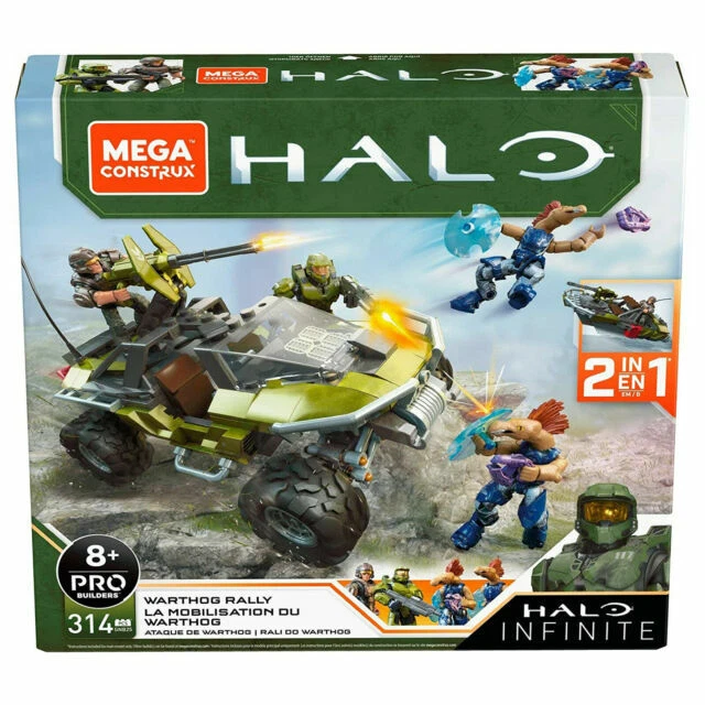 Mega Construx Halo Infinite Warthog Rally Contruction Set