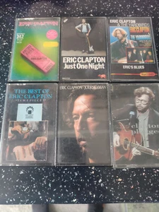 ERIC CLAPTON/YARDBIRDS.Audio Pop Rock Cassette..8 CASSETTE ALBUMS - Picture 1 of 4