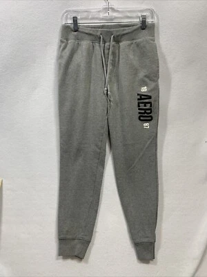 Pantalones de chándal Aeropostale para hombre talla pequeña gris algodón polar Foto 1 de 4