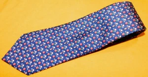 BOY'S VINEYARD VINES MADE IN U.S.A. BLUE/RED/WHITE APPLE MOTIF TIE - NWT - TIES. - Picture 1 of 3