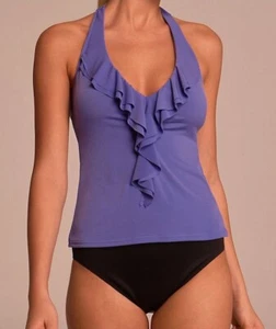 MAGICSUIT Miraclesuit Josie Lavender Tummy Control Tankini Swim Suit NEW Women 8 - Picture 1 of 9