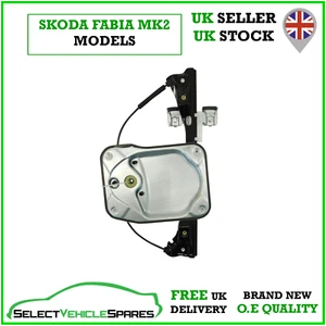 NEW SKODA FABIA MK2 5J DRIVERS RIGHT FRONT ELECTRIC WINDOW REGULATOR 2008-2014 - Picture 1 of 5