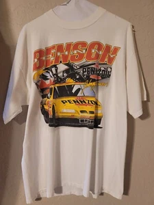 Johnny Benson Drag Racing Tshirt Vintage DUAL SIDED sz XL - Picture 1 of 8