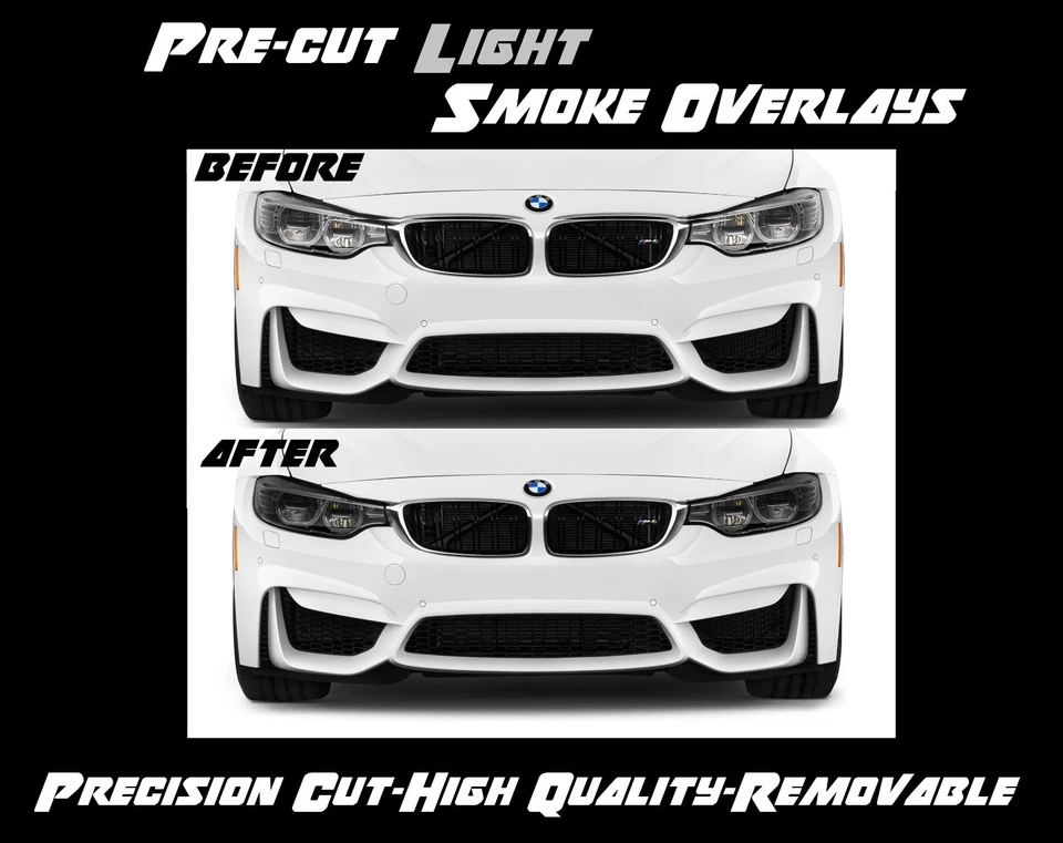 Тонированный дымчатый передний фонарь для BMW M4 2014 2015 2016 2017 2018 годов выпуска  - Изображение 1 из 1