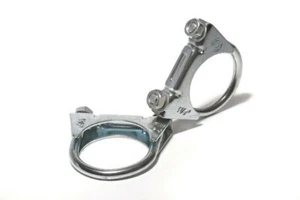 Für Fiat 2 Auspuff Schellen Rohrverbinder Rohrschellen Bügelschellen M8 x Ø 48mm - Bild 1 von 1