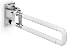 Maniglione Ribaltabile Bagno WC Disabili Maniglia a viti