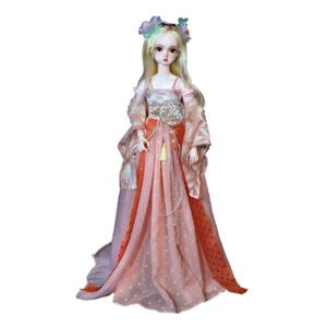 1/3 BJD Puppe 24 Zoll groß Mädchen Puppe + Gesicht Make-up + Augen + Perücken + Kleidung komplettes Set - Bild 1 von 6