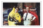 ADE EDMONDSON & RIK MAYALL  Signed Autograph 6x4 PHOTO Gift Pre-Print BOTTOM