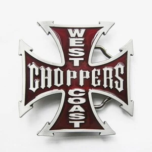 Hebilla de cinturón - Red West Coast Choppers Iron Cross - Imagen 1 de 1