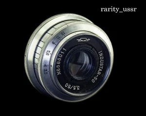 Soviet lens INDUSTAR-50 f3.5/50 mm for Zenit M39 L39 mount - Picture 1 of 10