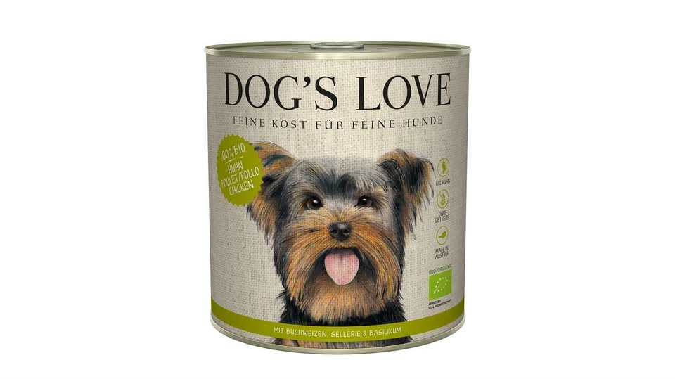 Dog's Love Men� BIO Huhn Buchweizen Sellerie 6x 200 g Nassfutter getreidefrei - Bild 1 von 1