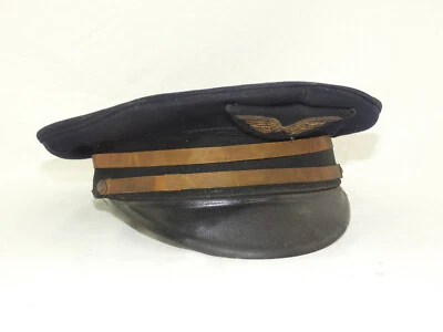 Rare casquette pilote FAFL SAS ORIGINAL FRANCE LIBRE années 40 WWII WW2 - Photo 1/4