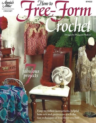How to Free-Form Crochet - Crochet Instruction Booklet Foto 1 de 2