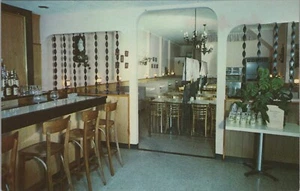 Buon Appetito Restaurant Pizzeria Bar Cocktail Interieur New York Postkarte LP10 - Bild 1 von 2